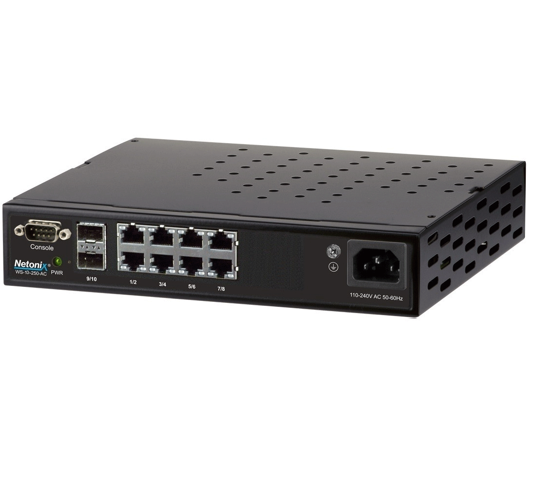 Switch PoE administrable 8 ports + 2 SFP Netonix WS-10-250-AC