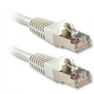 Câble Patch Cat 5e UTP 0.5m Blanc Wifi France