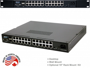 Switch PoE administrable 24 ports + 2 SFP Netonix WS-24-400B