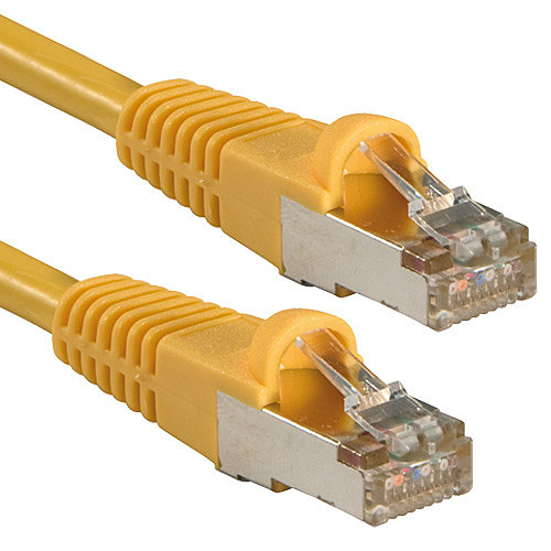 Câble Patch Cat 6 FTP 1.5m Jaune Wifi France