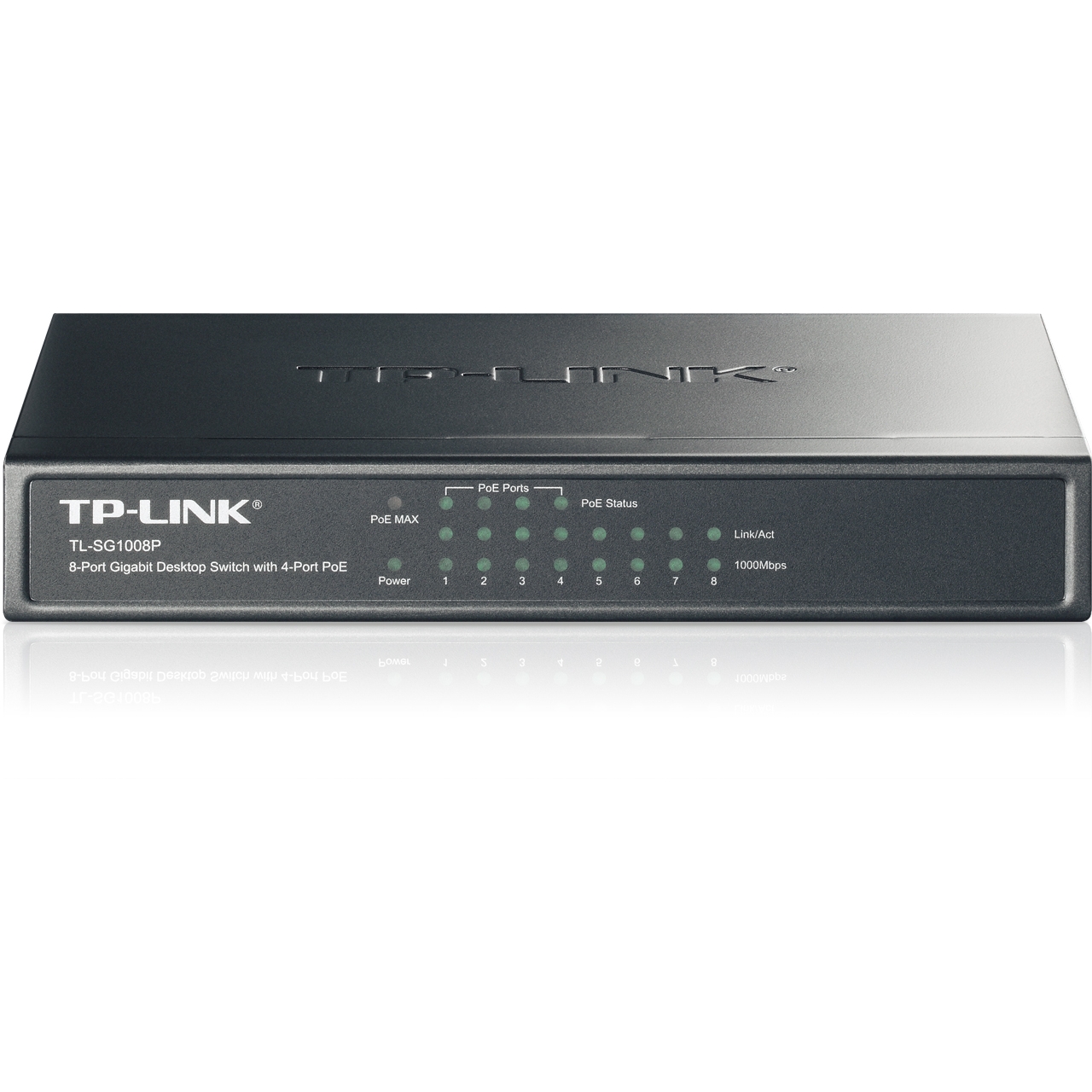 Switch de bureau 8 ports Gigabit - 4 Ports PoE TL-SG1008P TP-LINK