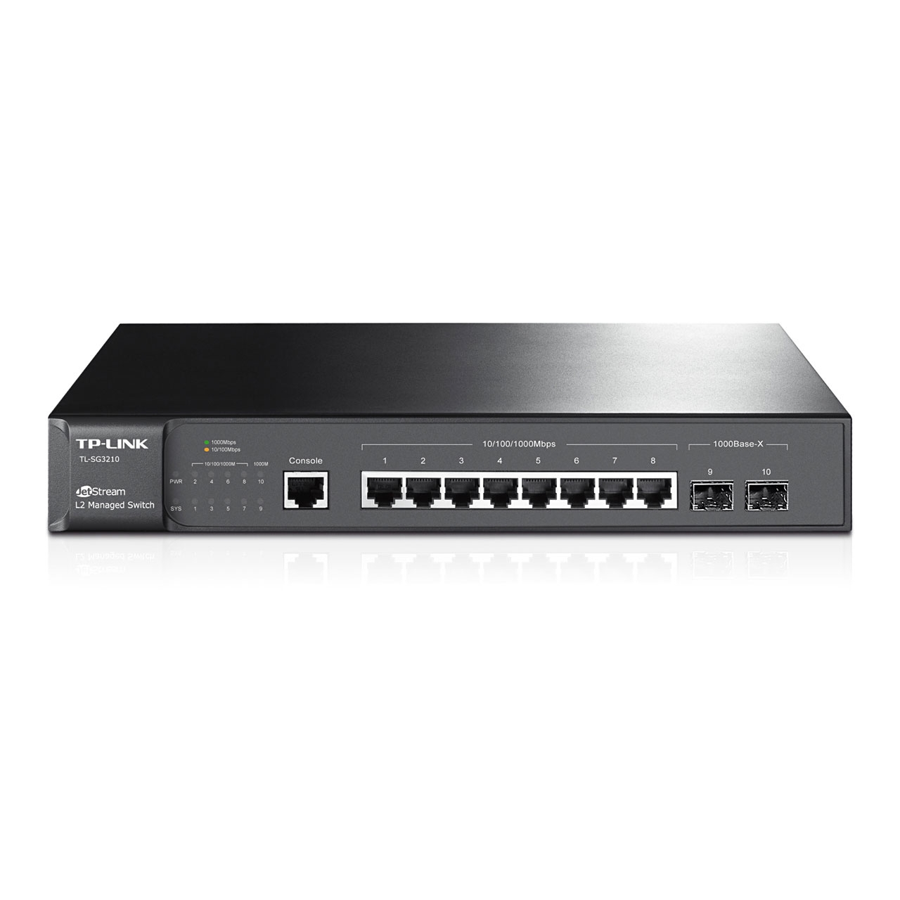 Switch administrable niveau 2 10 ports Gigabit 2 x SFP TL-SG3210 TP-LINK