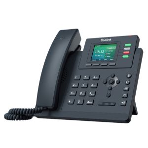 SIP-T33G Téléphone Ip Entrée De Gamme Avec 4 Lignes Et Écran Couleur