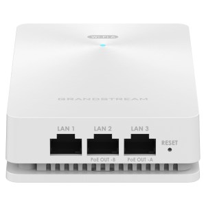 GWN7661E Point Accès Wi-fi 6 Encastrable Bi-bande Ax3000 Avec 4 Ports Gigabit