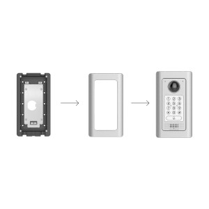GDS3710 Portier Vidéo Hd Ip Avec Caméra Surveillance 180° Et Contrôle Accès