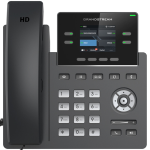 GRP2612G Téléphone Ip 4 Lignes De Qualité Opérateur Avec Port Ethernet Gigabit