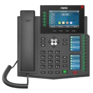 X6U Téléphone Ip Professionnel Avec Écran Couleur Et Bluetooth Intégré