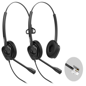 HT301 Casque Mono Qd Vers Rj9 Pour Centre Appel Et Communication