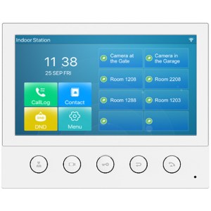 I53W Station Intérieure Sip Avec Écran Tactile 7 Pouces Et Point Accès Wifi
