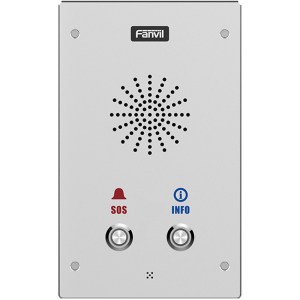 I16S-02P Interphone Sip Extérieur Avec Double Bouton Et Protection Ip65