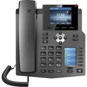 X4G Téléphone Ip Professionnel Avec 2 Écrans Lcd Et Ethernet Gigabit