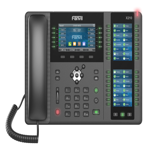 X210 Téléphone Ip Professionnel Avec Écran Couleur Et 20 Lignes Sip