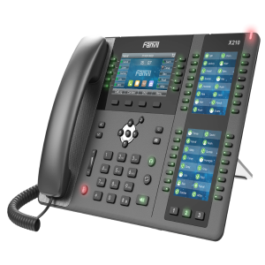 X210 Téléphone Ip Professionnel Avec Écran Couleur Et 20 Lignes Sip