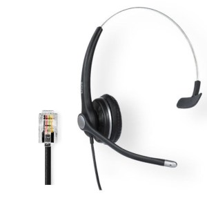 A100M Casque Monaural Audio Hd Pour Visioconférence