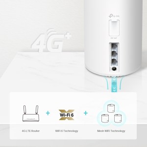 X20-4G Système Mesh Wifi 6 Point Accès Domicile Avec Connectivité 4g/3g