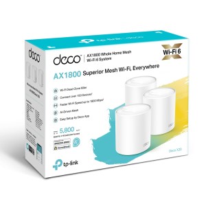 DECO X20 Système Wi-fi 6 Mesh Ax1800 Pour Toute La Maison