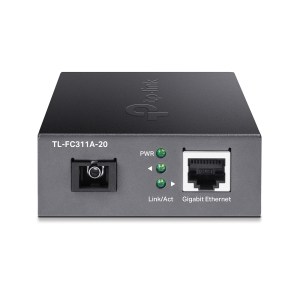 FC311A-20 Convertisseur De Média Fibre Optique Monomode 20km