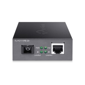 FC111PB-20 Convertisseur De Média Fibre Optique Avec Port De Sortie Poe 20km