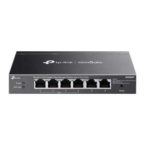ES206GP Switch Géré Facile Gigabit 6 Ports Avec 4 Ports Poe+ Omada
