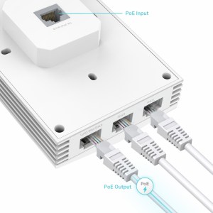 AP7650 Point Accès Pro Wifi 6 Ax3000 Mural - 4 Ports Gigabit