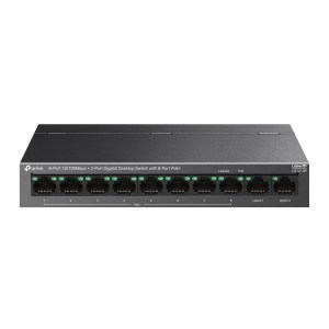 LS1210P Switch Desktop Poe+ 8 Ports 10/100mbps + 2 Ports Gigabit