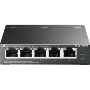 TL-SG105MPE Switch Gigabit Easy Smart 5 Ports Dont 4 Poe+