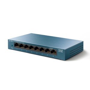 LS108G Point Accès Ethernet Gigabit 8 Ports Pour Réseaux Domestiques
