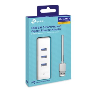 UE330 Hub Usb 3.0 Avec 3 Ports Et Point Accès Gigabit Ethernet