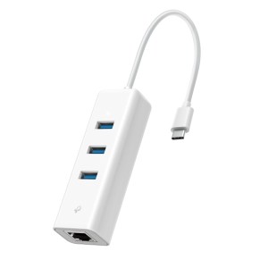 UE330C Hub Usb Type-c 3 Ports & Adaptateur Ethernet Gigabit