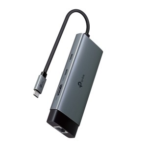 UH6120C Hub Usb Type-c 6-en-1 Avec Hdmi 4k, Point Accès Ethernet Et Pd 100w