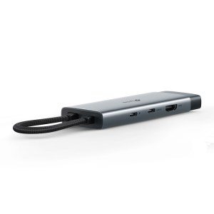 UH7020C Hub Usb Type-c 7-en-1 Avec Charge Pd 100w Et Hdmi 4k@60hz