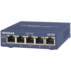 GS105GE Point Accès Switch Gigabit Ethernet Non Managé 5 Ports