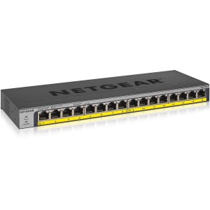 GS116LP Switch Ethernet Gigabit Professionnel Administrable Poe+ 16 Ports