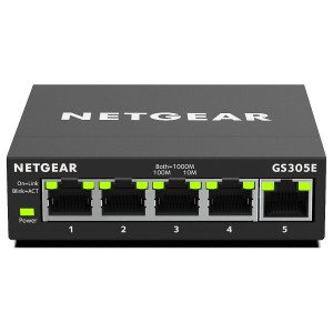 GS305E Point Accès Gigabit Ethernet Smart Switch 5 Ports Professionnel