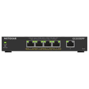 GS305EPP-100PES Netgear Point Accès Switch Poe+ Gigabit Ethernet 5 Ports Professionnel