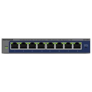 GS108E-400EUS Switch Prosafe Plus Gigabit Ethernet Compact Pour Réseaux Professionnels