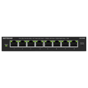 GS308E-400EUS Point Accès Gigabit Ethernet Switch Professionnel 8 Ports