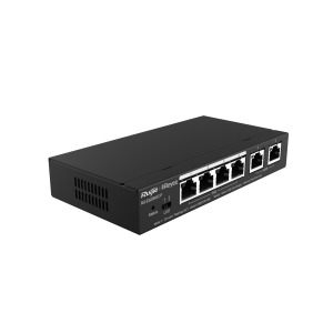 RG-ES206GC-P Switch Smart Cloud 6 Ports Gigabit Dont 4 Poe+ 54w