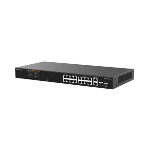 RG-ES118FGS-LP Switch Ethernet Non Manageable 18 Ports Poe+ Pour Vidéosurveillance