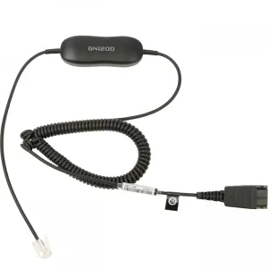 88011-99 Câble Jabra Gn1200 Smart Cord Qd Vers Rj-10