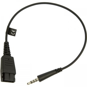 8800-00-99 Câble Quick Disconnect Qd Vers Jack 3,5 Mm Droit