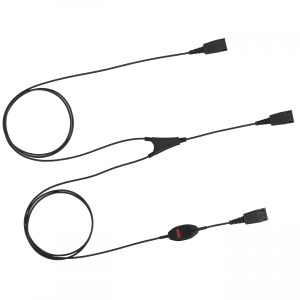 8800-02-01 Jabra Supervisor Cord Avec Bouton Muet