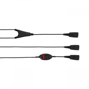 8800-02-01 Jabra Supervisor Cord Avec Bouton Muet