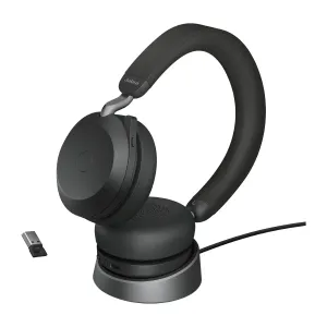 27599-989-989 Casque Jabra Evolve2 75 Usb-a Uc Avec Socle Recharge