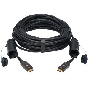 P568FA-50M-W Câble Hdmi Fibre Optique Blindé 4k 50m Ip68