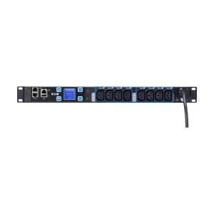 EMIH28 Pdu Rack Point Accès Mesuré Eaton G3+ 1u 8xc13